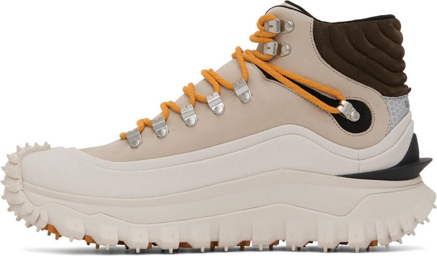 Moncler Beige Trailgrip GTX High Sneakers - Picture 3