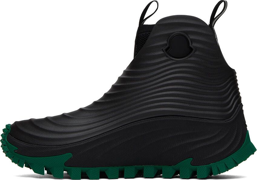 Moncler Black Acqua Chelsea Boots - Picture 3