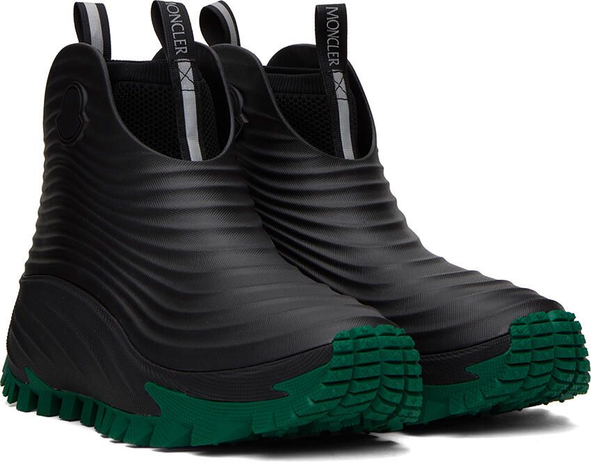 Moncler Black Acqua Chelsea Boots - Picture 2