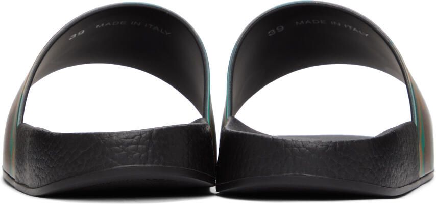 Moncler Black Camo Basile Slides - Picture 2