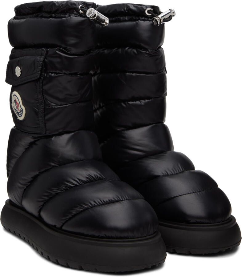 Moncler White Gaia Pocket Boots - Picture 4
