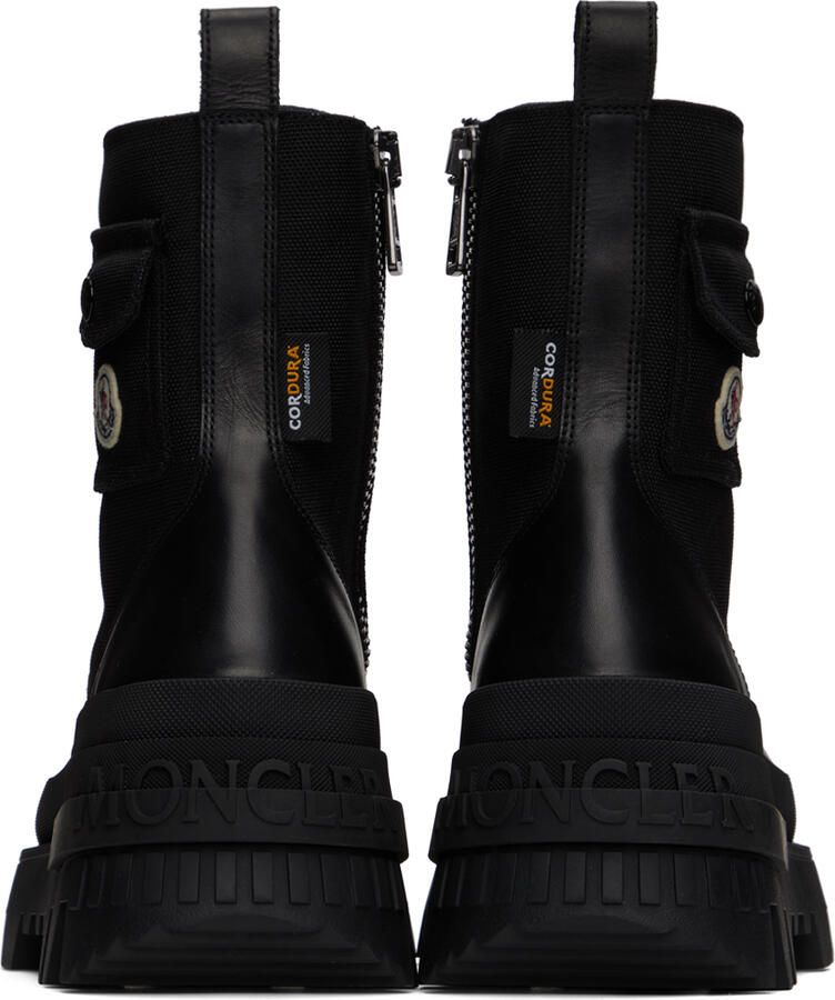Moncler Black Konture Pocket Boots