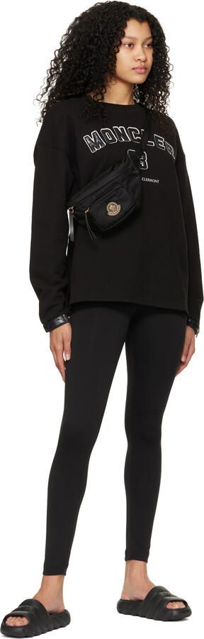 Moncler Black Lilo Slides - Picture 3