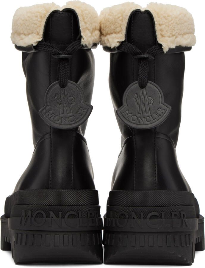 Moncler Black Moscova Ankle Boots - Picture 2