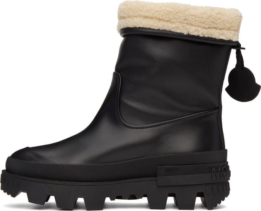 Moncler Black Moscova Ankle Boots - Picture 3