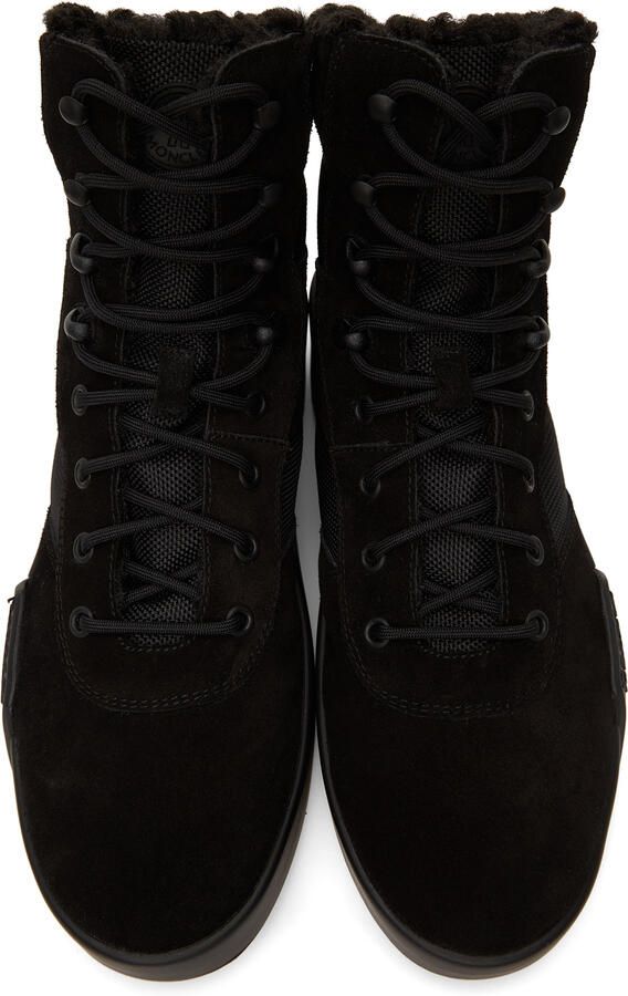 Moncler Black Promyx High Sneakers - Picture 4