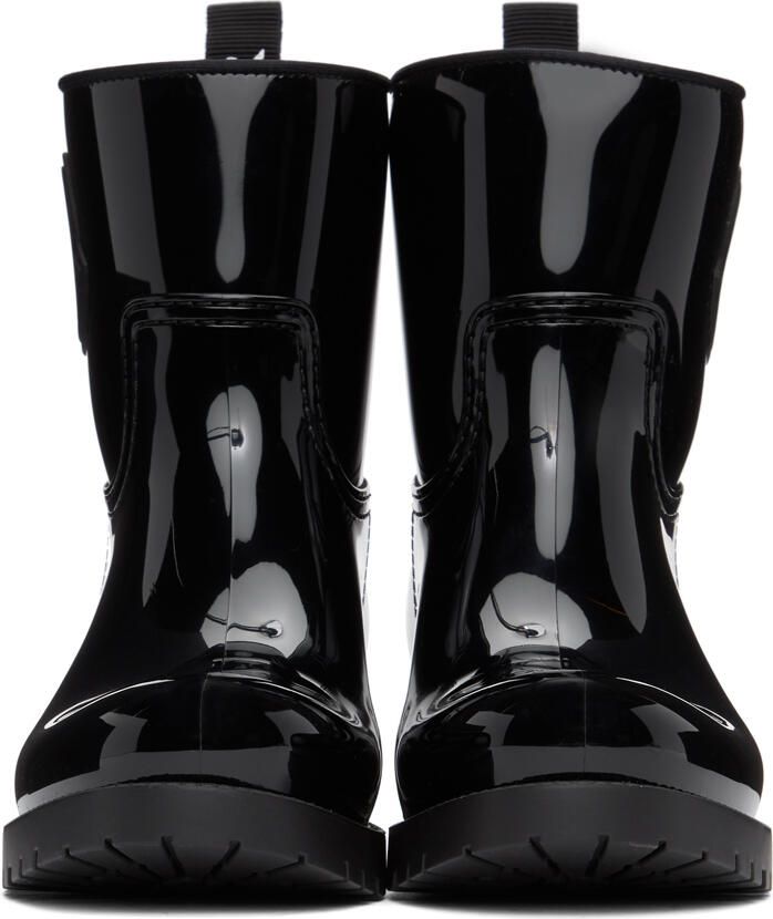 Moncler Black Rubber Ginette Boots - Picture 2