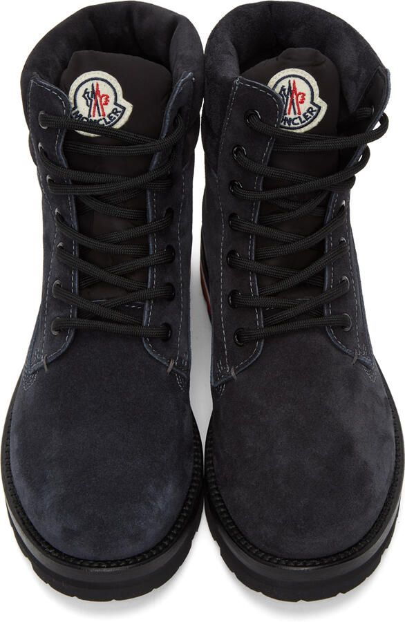 Moncler Black Suede Vancouver Boots