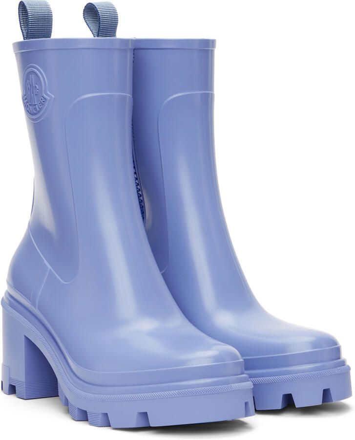 Moncler Blue Loftgrip Ankle Boots - Picture 3