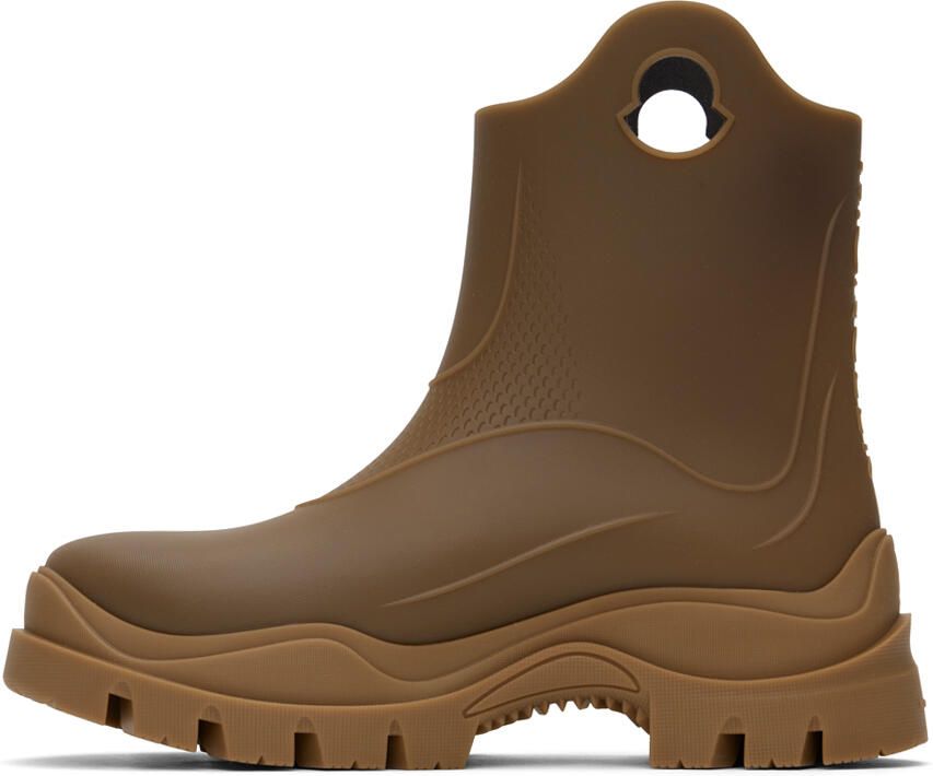 Moncler Brown Misty Rain Boots - Picture 3