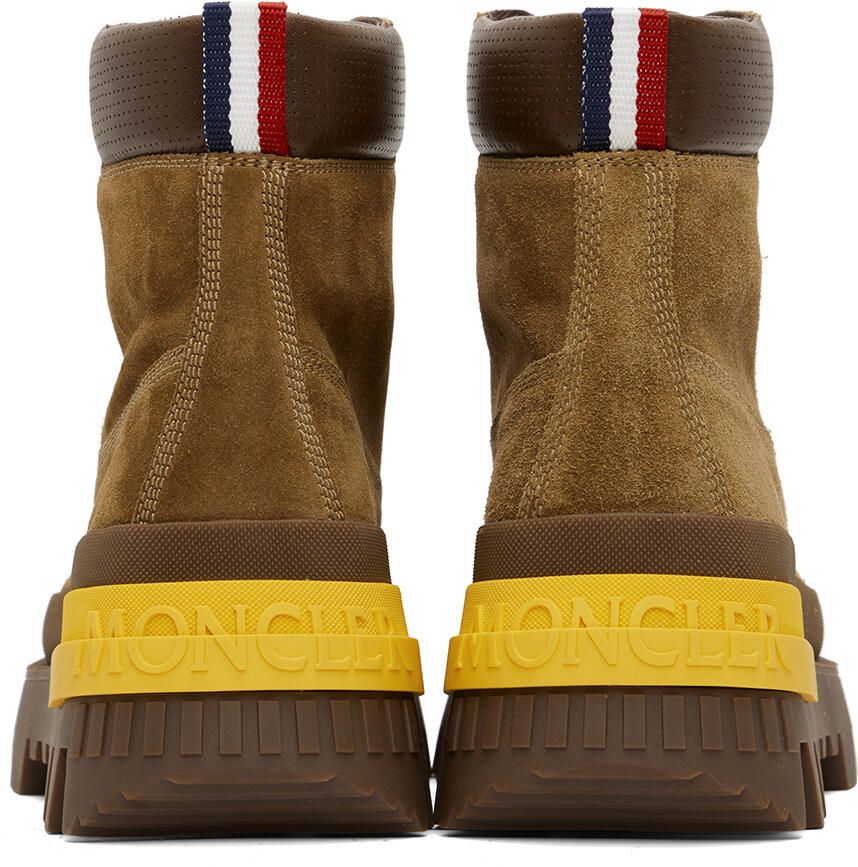 Moncler Brown Mon Corp Boots