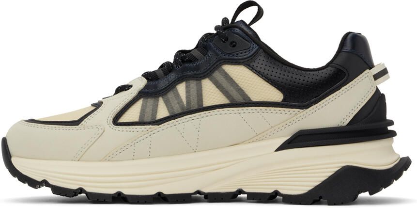 Moncler Gray & Navy Lite Sneakers - Picture 3