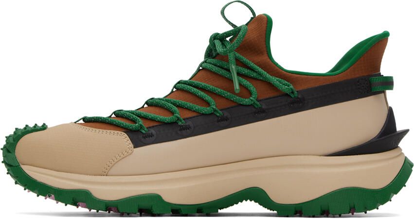 Moncler Green & Beige Trailgrip Lite 2 Sneakers - Picture 5