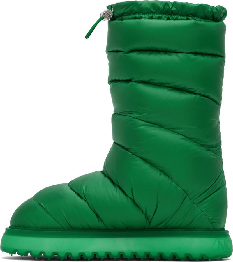 Moncler Yellow Gaia Pocket Down Boots - Picture 6