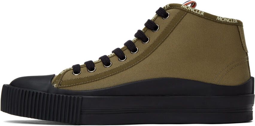 Moncler Khaki Lissex Sneakers - Picture 3