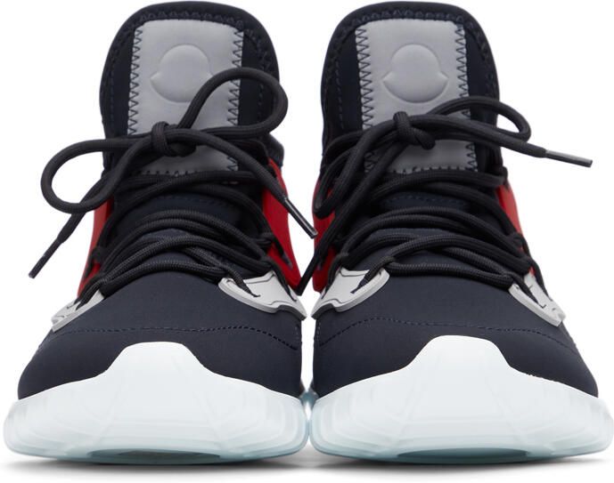 Moncler Navy Emilien Sneakers - Picture 3