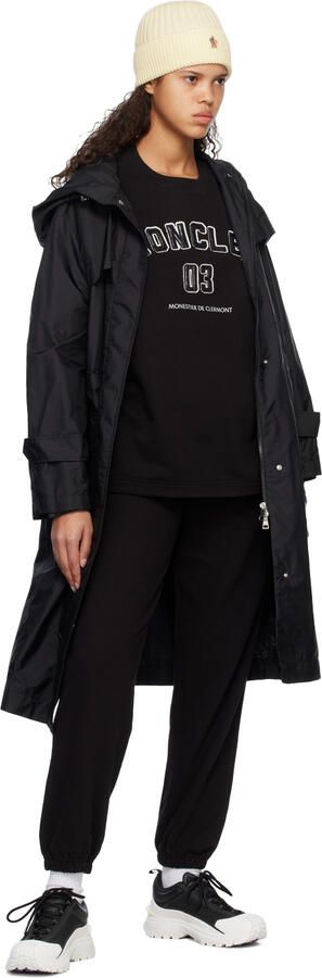 Moncler SSENSE Exclusive Black & White Trailgrip Lite Sneakers - Picture 4