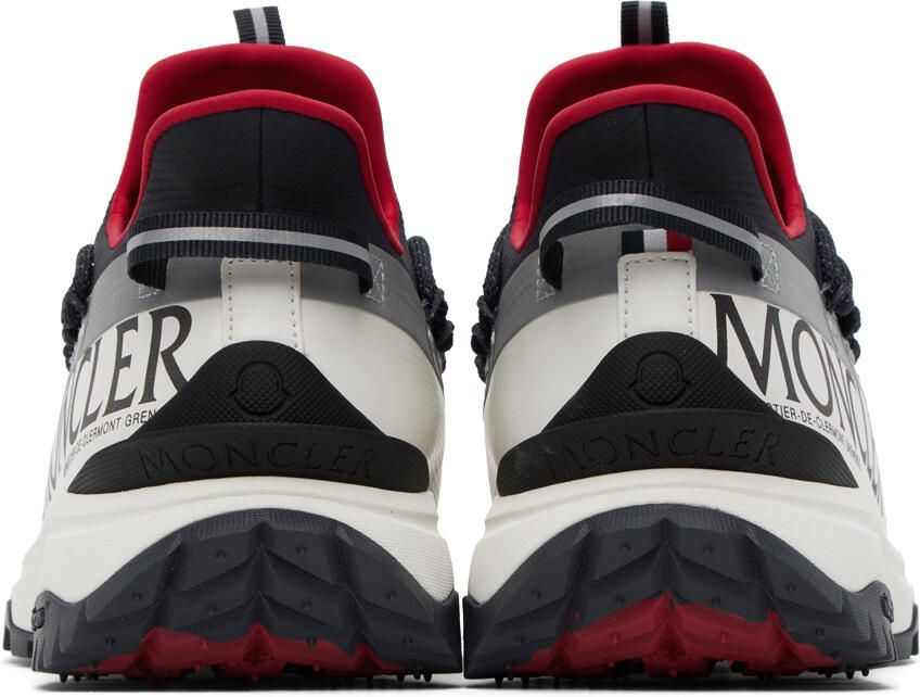 Moncler White & Navy Trailgrip Lite 2 Sneakers - Picture 5