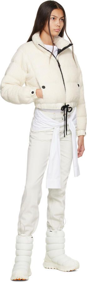 Moncler White Apres Trail High Snow Boots - Picture 4