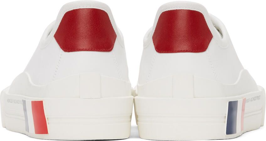 Moncler White Glissiere Sneakers - Picture 2