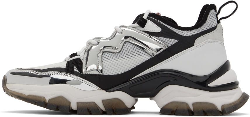 Moncler White Leave No Trace Sneakers - Picture 3