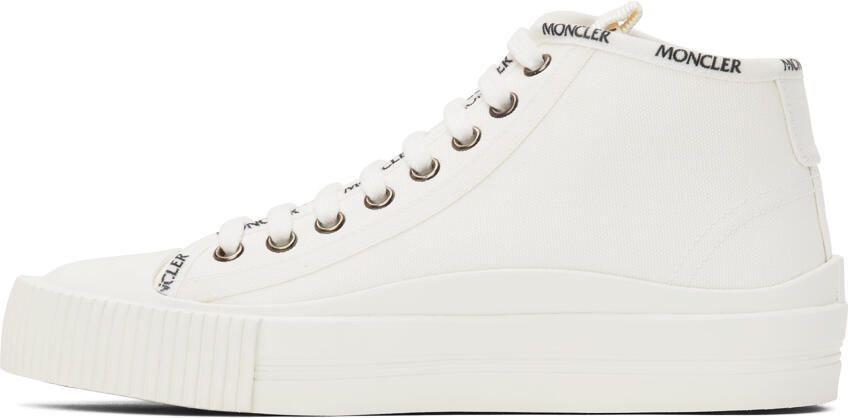 Moncler White Lissex Sneakers - Picture 4