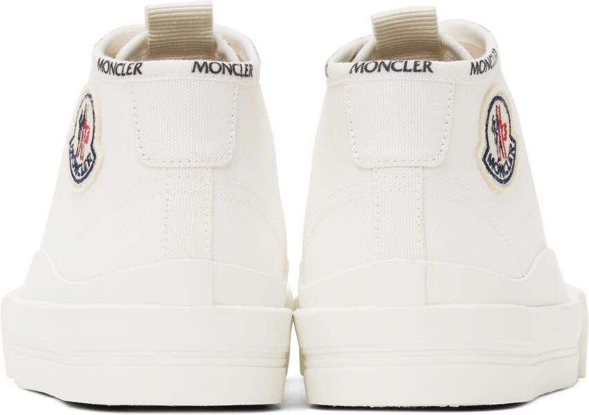 Moncler White Lissex Sneakers - Picture 2