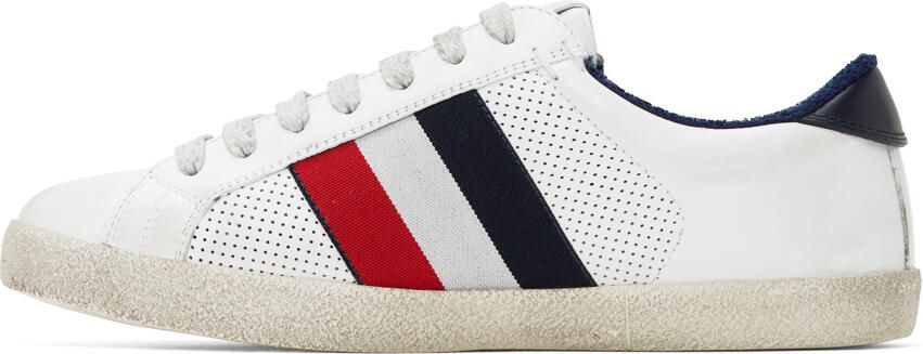 Moncler White Ryegrass Sneakers - Picture 4