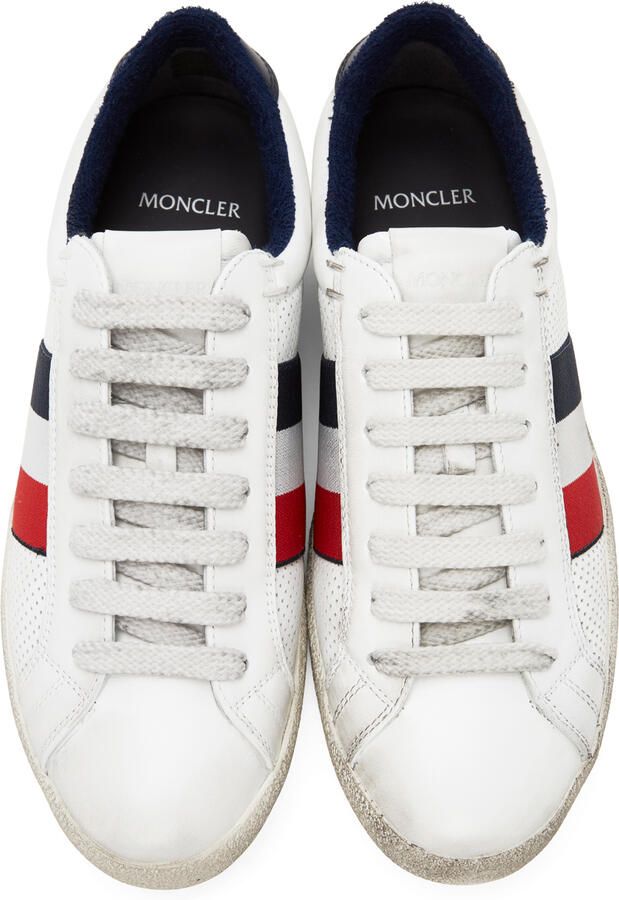 Moncler White Ryegrass Sneakers