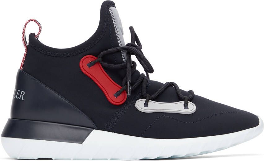 Moncler Navy Emilien Sneakers - Picture 5