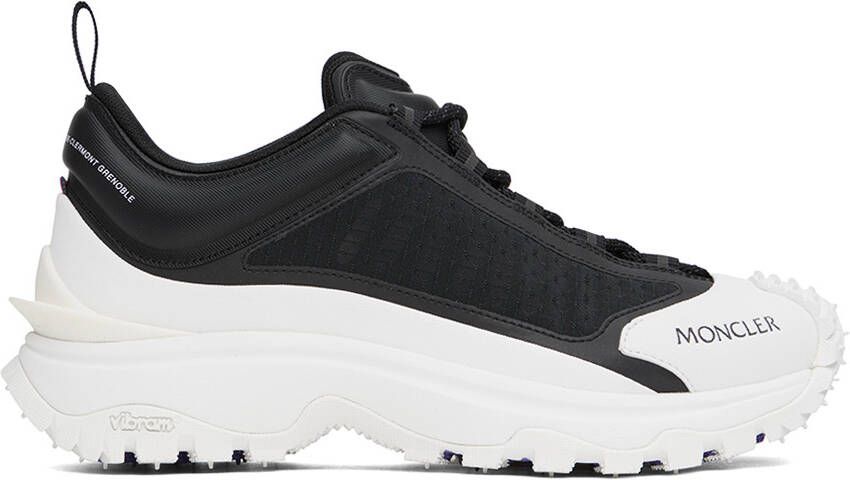 Moncler SSENSE Exclusive Black & White Trailgrip Lite Sneakers - Picture 5