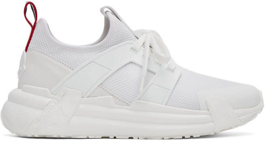 Moncler White Lunarove Sneakers - Picture 5