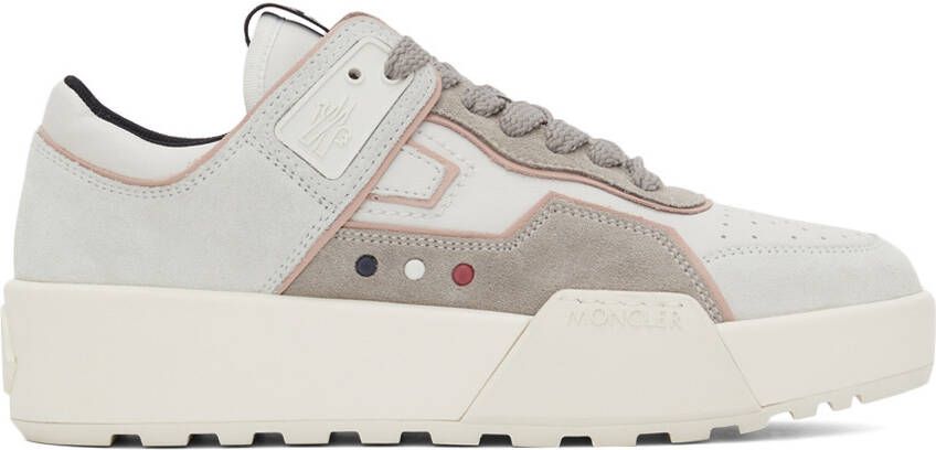 Moncler White Promyx Space Low-Top Sneakers