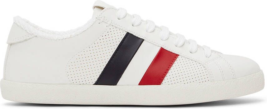 Moncler White Ryegrass Sneakers - Picture 5