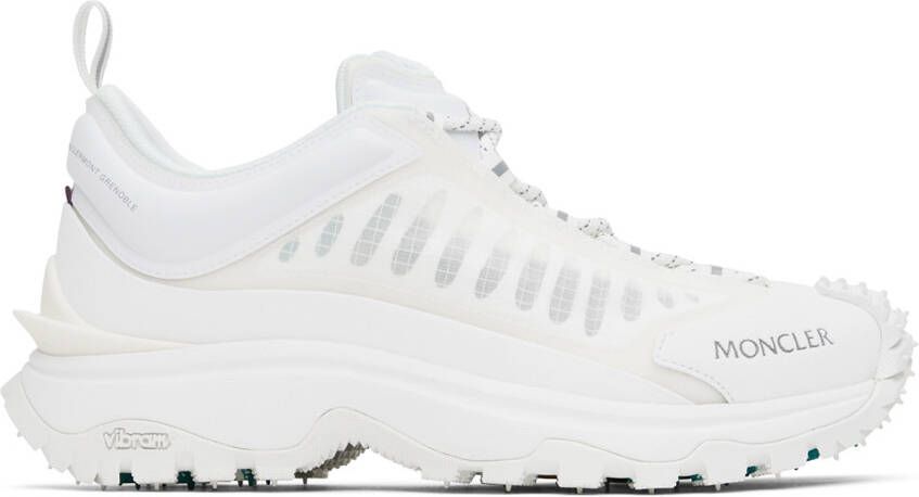 Moncler White Trailgrip Lite Sneakers - Picture 5