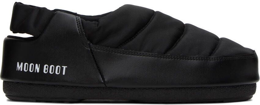 Moon Boot Black Evolution Slippers - Picture 4