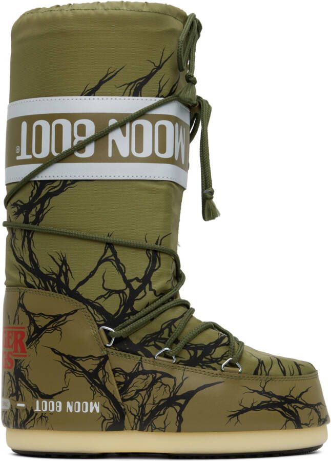 Moon Boot Khaki Stranger Things Edition Icon Boot - Picture 5