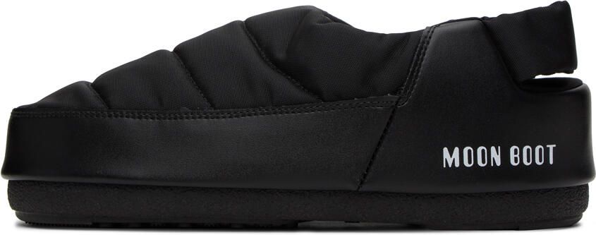 Moon Boot Black Evolution Slippers - Picture 3