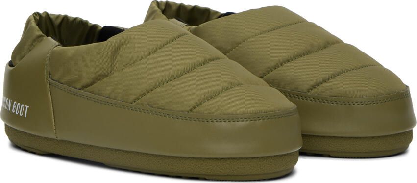 Moon Boot Khaki Evolution Slippers