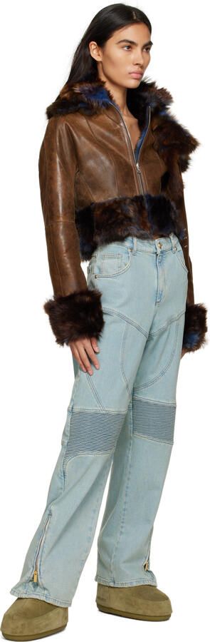 Moon Boot Khaki No Lace Ankle Boots - Picture 4