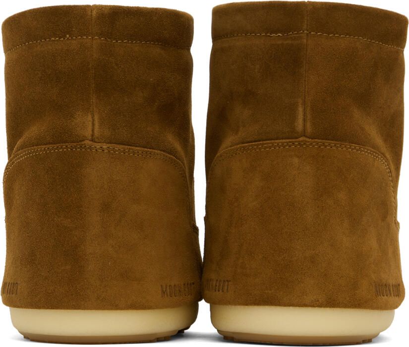 Moon Boot Tan No Lace Ankle Boots - Picture 2