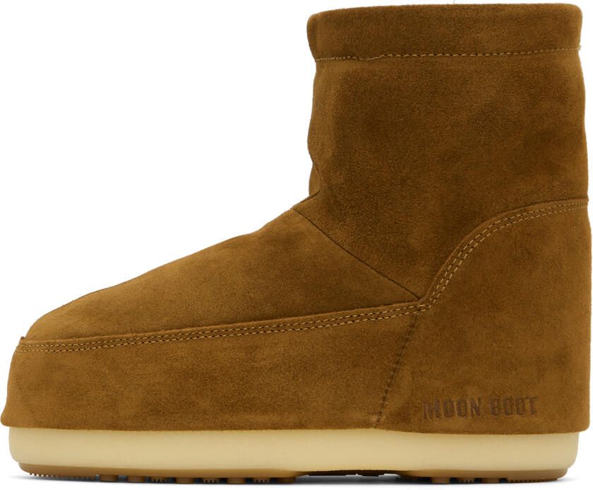 Moon Boot Tan No Lace Ankle Boots