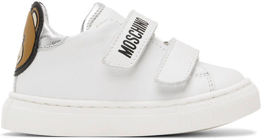 Moschino Baby White Teddy Sneakers - Picture 4