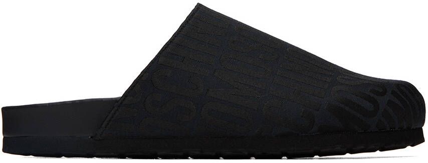 Moschino Black All-Over Logo Loafers - Picture 5