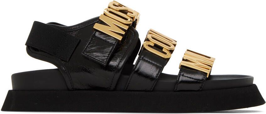 Moschino Black 'Couture' Sandals - Picture 5