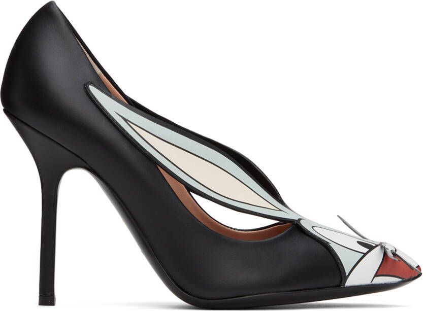 Moschino Black Lunar New Year Court Heels - Picture 5