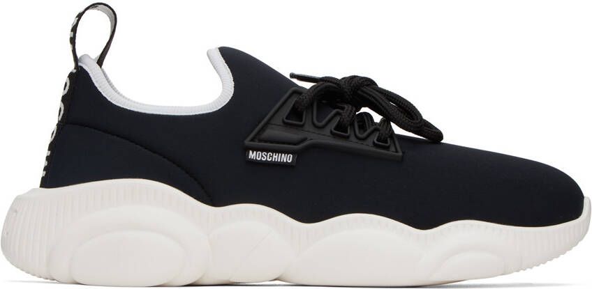 Moschino Black Teddy Sneakers - Picture 5