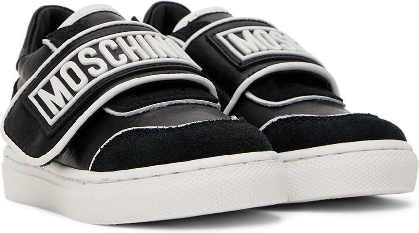 Moschino Baby Black Velcro Sneakers - Picture 2