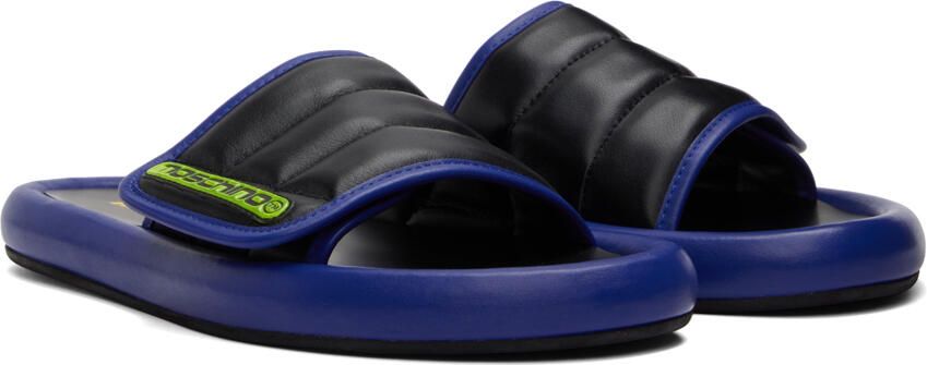 Moschino Black & Blue Logo Slides
