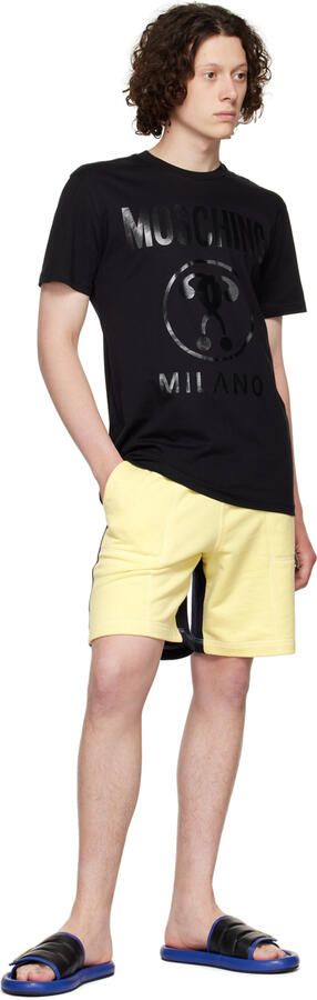 Moschino Black & Blue Logo Slides - Picture 3